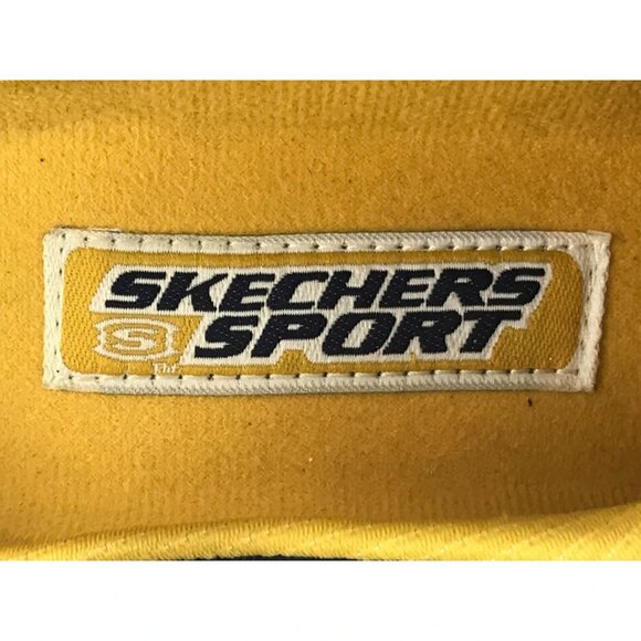 Skechers Womens SN 2495 Blue Yellow Slip On Low Top Sneaker Shoes Size US 8.5‎ - Picture 8 of 9